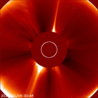 Latest LASCO C2 image of the Sun