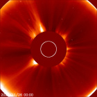 Latest LASCO C2 image of the Sun