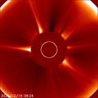 Latest LASCO C2 image of the Sun