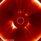 Latest LASCO C2 image of the Sun