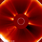 Latest LASCO C2 image of the Sun
