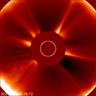 Latest LASCO C2 image of the Sun