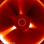 Latest LASCO C2 image of the Sun