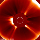 Latest LASCO C2 image of the Sun