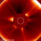 Latest LASCO C2 image of the Sun