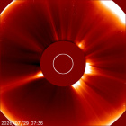 Latest LASCO C2 image of the Sun
