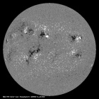 Latest SDO/HMI Magnetogram image of the Sun