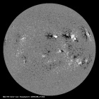 Latest SDO/HMI Magnetogram image of the Sun