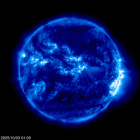 Click for time-lapse image of the sun