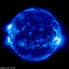 Click for time-lapse image of the sun