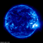 Click for time-lapse image of the sun
