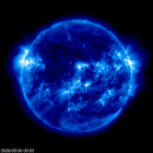 Click for time-lapse image of the sun