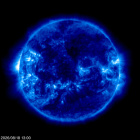 Click for time-lapse image of the sun