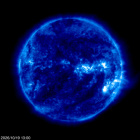 Click for time-lapse image of the sun