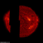 SOHO EIT 304 image of the sun